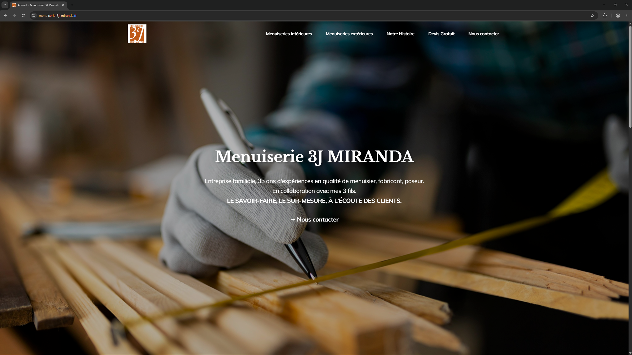 Réalisation Menuiserie 3J Miranda